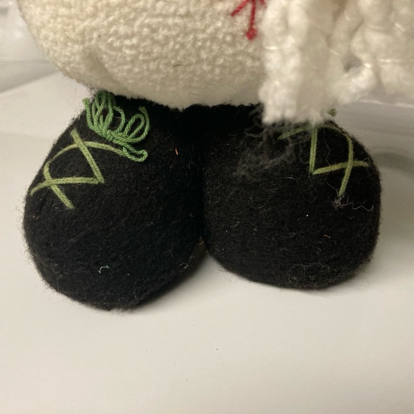 Snowman 10" Weighted Standing Plush Christmas Greeter Decor Holiday. Cute! - Picture 5 of 5